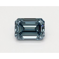 Diament laboratoryjny o barwie fantazyjnej szlif szmaragdowy, 1.51ct, VVS2, Fancy Vivid Blue, IGI LG557224091