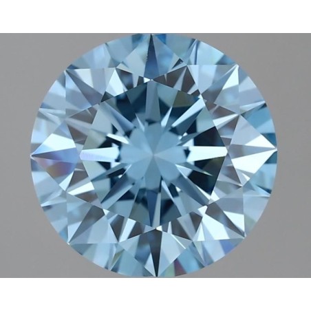 Diament laboratoryjny o barwie fantazyjnej szlif okrągły, 2.22ct, VVS1, Fancy Vivid Blue, IGI LG636412156