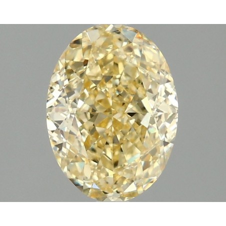 Diament laboratoryjny o barwie fantazyjnej szlif owalny, 2.07ct, VVS2, Fancy Intense Yellow, IGI LG685540097
