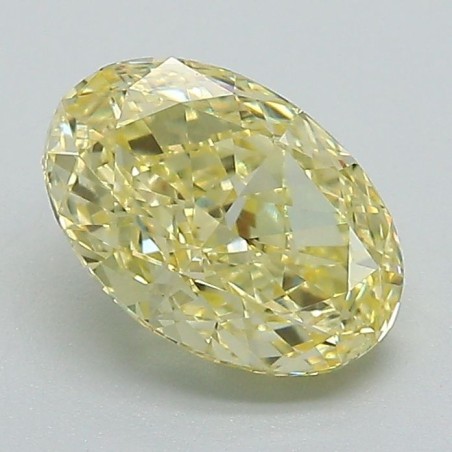 Diament laboratoryjny o barwie fantazyjnej szlif owalny, 1.56ct, VVS2, Fancy Intense Yellow, IGI LG650408164