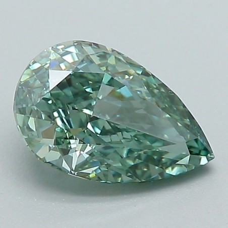 Diament laboratoryjny o barwie fantazyjnej szlif gruszkowy, 1.4ct, VVS2, Fancy Vivid Green, IGI LG636490243