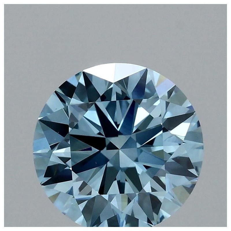 Diament laboratoryjny o barwie fantazyjnej szlif okrągły, 2.01ct, VVS2, Fancy Vivid Blue, IGI LG707548187