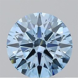 Diament laboratoryjny o barwie fantazyjnej szlif okrągły, 0.93ct, VVS2, Fancy Vivid Blue, IGI LG720515657