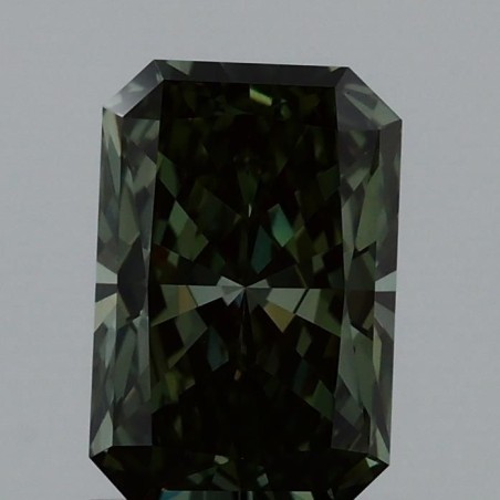 Diament laboratoryjny o barwie fantazyjnej radiant, 1.03ct, VVS2, Fancy Vivid Green, IGI LG717548425