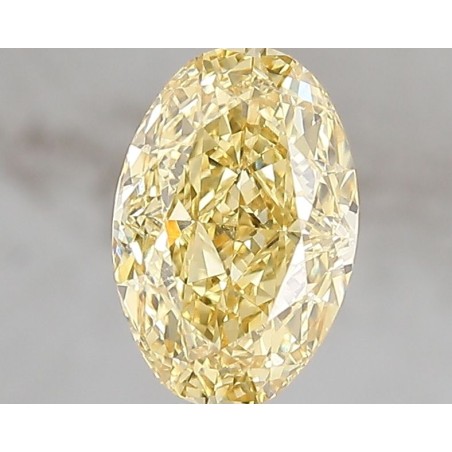 Diament laboratoryjny o barwie fantazyjnej szlif owalny, 1.52ct, VVS2, Fancy Vivid Yellow, IGI LG671493263