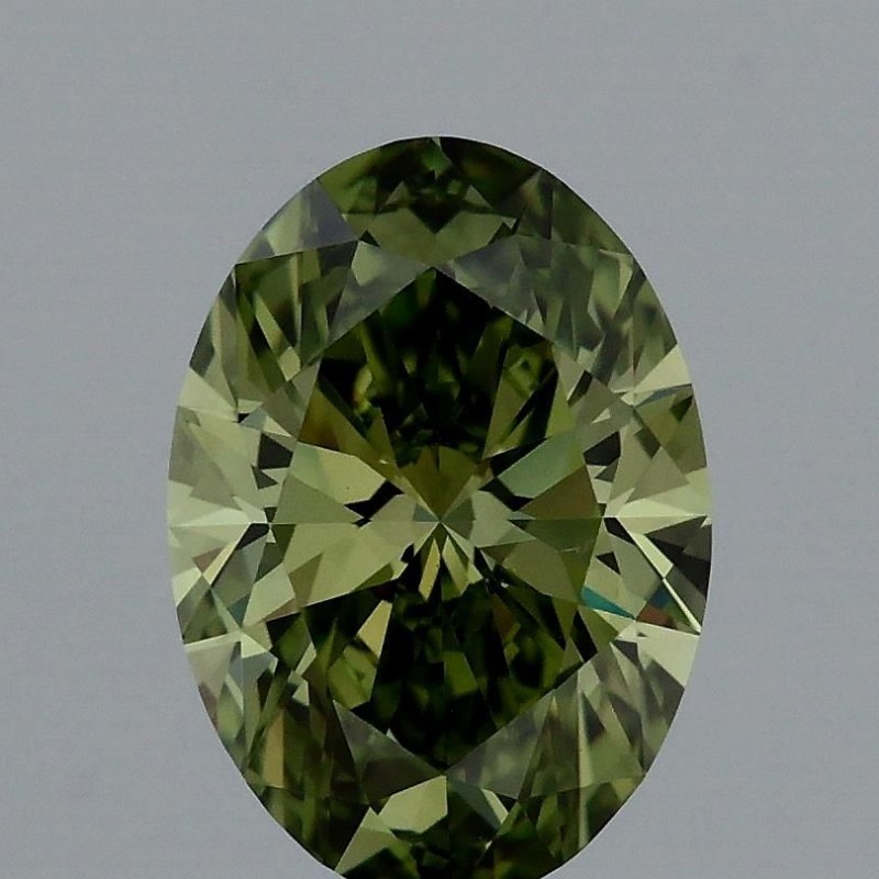 Diament laboratoryjny o barwie fantazyjnej szlif owalny, 1.15ct, VVS2, Fancy Vivid Green, IGI LG718505583 Diament laboratoryjny o barwie fantazyjnej szlif owalny, 1.15ct, VVS2, Fancy Vivid Green, IGI LG718505583