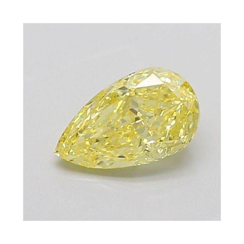 Diament laboratoryjny o barwie fantazyjnej szlif gruszkowy, 2.04ct, VVS2, Fancy Intense Yellow, IGI LG742505052