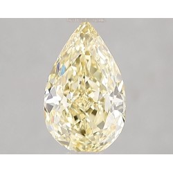 Diament laboratoryjny o barwie fantazyjnej szlif gruszkowy, 1.07ct, VVS2, Fancy Yellow, IGI LG662484485