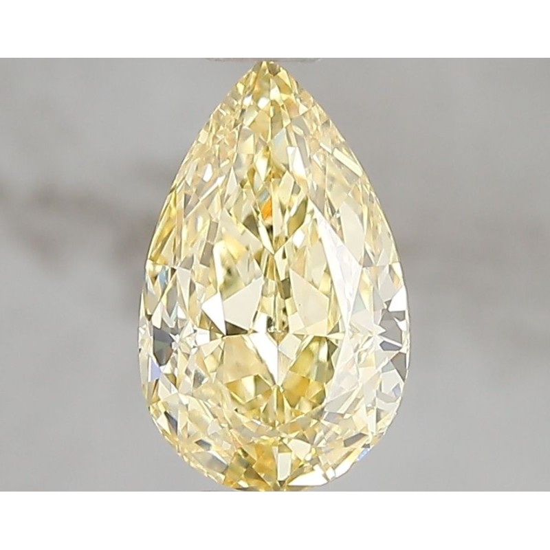 Diament laboratoryjny o barwie fantazyjnej szlif gruszkowy, 1.51ct, VVS2, Fancy Intense Yellow, IGI LG671493222