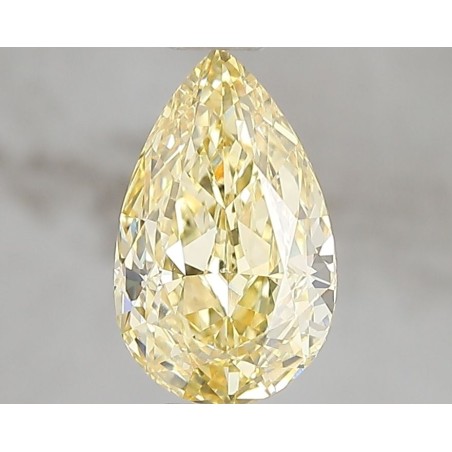 Diament laboratoryjny o barwie fantazyjnej szlif gruszkowy, 1.51ct, VVS2, Fancy Intense Yellow, IGI LG671493222