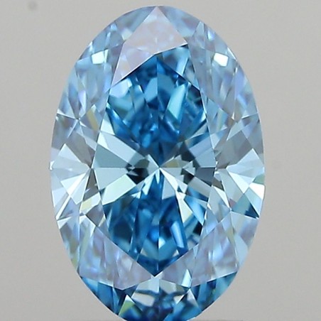 Diament laboratoryjny o barwie fantazyjnej szlif owalny, 2.01ct, VVS1, Fancy Vivid Blue, IGI LG713596584