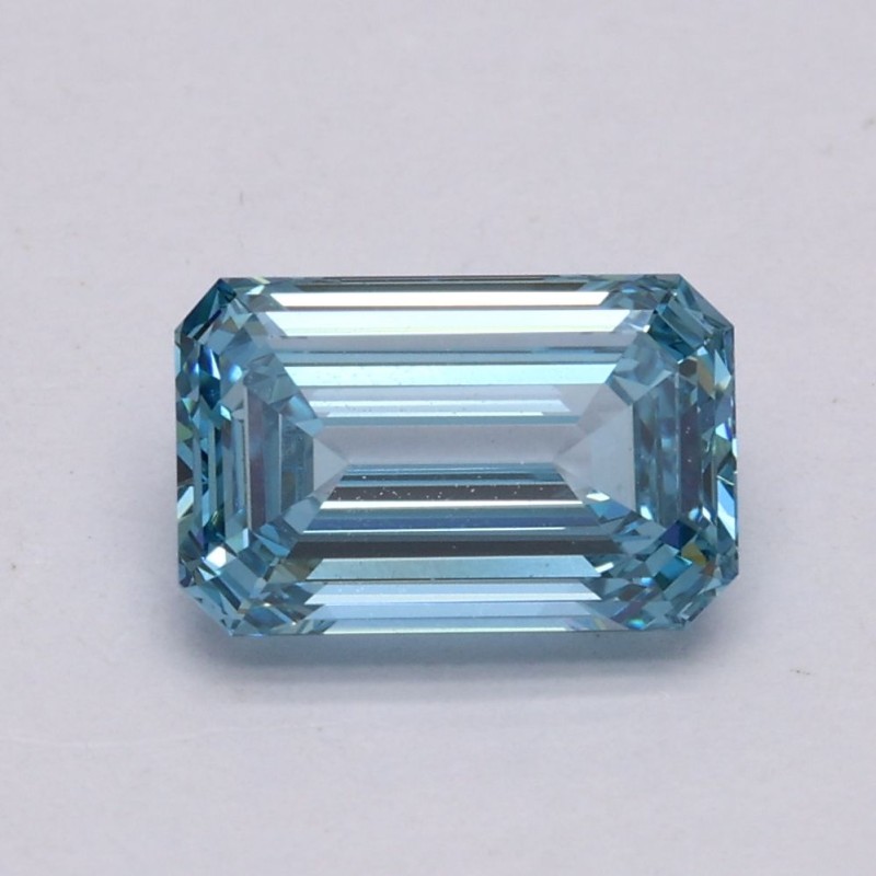Diament laboratoryjny o barwie fantazyjnej szlif szmaragdowy, 1.22ct, VVS2, Fancy Intense Blue, IGI LG508117800 Diament laboratoryjny o barwie fantazyjnej szlif szmaragdowy, 1.22ct, VVS2, Fancy Intense Blue, IGI LG508117800