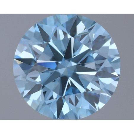 Diament laboratoryjny o barwie fantazyjnej szlif okrągły, 1.52ct, VVS1, Fancy Vivid Blue, IGI LG636412155
