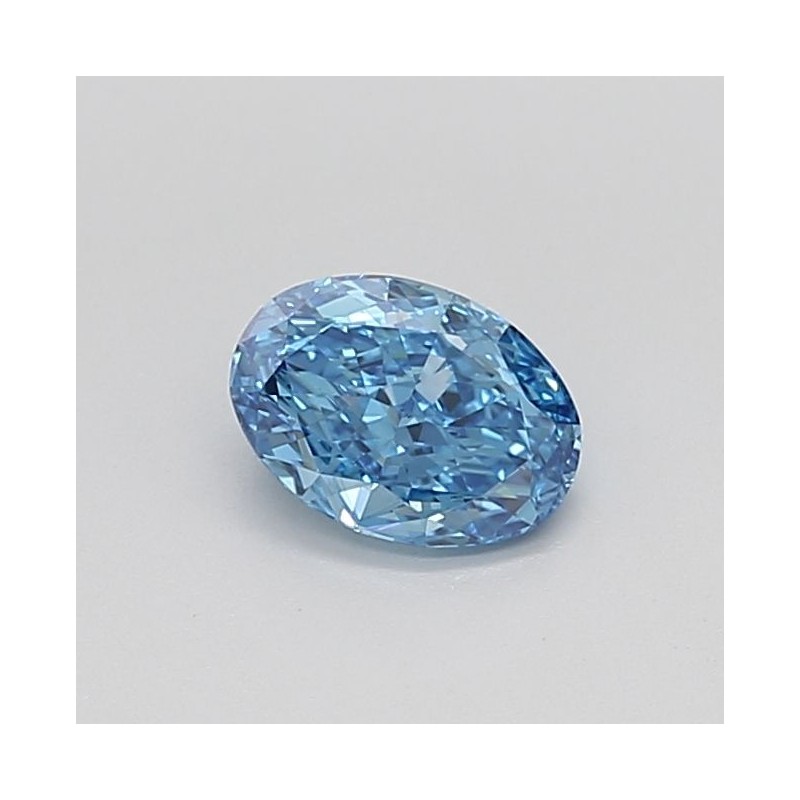 Diament laboratoryjny o barwie fantazyjnej szlif owalny, 1.1ct, VVS2, Fancy Vivid Blue, IGI LG706565284