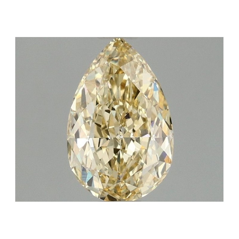 Diament laboratoryjny o barwie fantazyjnej szlif gruszkowy, 1.1ct, VVS2, Fancy Yellow, IGI LG680519998