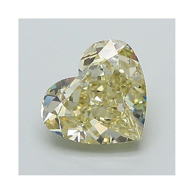 Diament laboratoryjny o barwie fantazyjnej serce, 1.04ct, VVS2, Fancy Yellow, IGI LG647424595