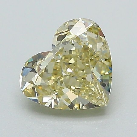 Diament laboratoryjny o barwie fantazyjnej serce, 1.04ct, VVS2, Fancy Yellow, IGI LG647424595