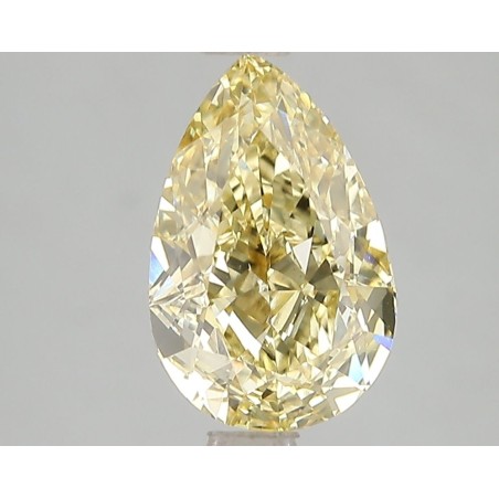 Diament laboratoryjny o barwie fantazyjnej szlif gruszkowy, 2.56ct, VVS2, Fancy Vivid Yellow, IGI LG671494878