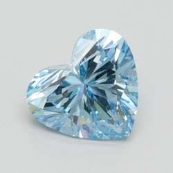 Diament laboratoryjny o barwie fantazyjnej serce, 1.41ct, VVS2, Fancy Intense Blue, IGI LG610335249