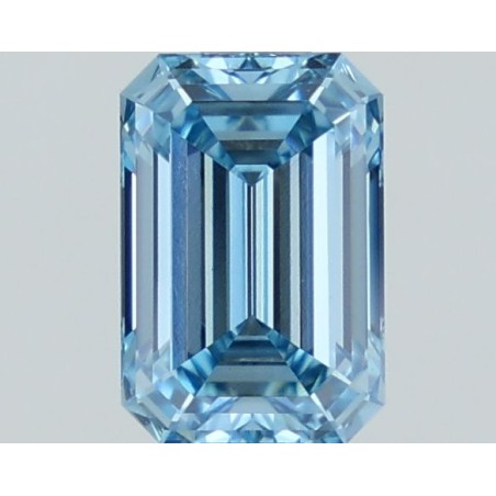 Diament laboratoryjny o barwie fantazyjnej szlif szmaragdowy, 1.09ct, VVS2, Fancy Vivid Blue, IGI LG710537832