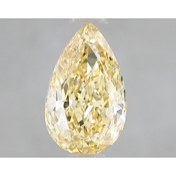 Diament laboratoryjny o barwie fantazyjnej szlif gruszkowy, 1.07ct, VVS2, Fancy Vivid Yellow, IGI LG658481102