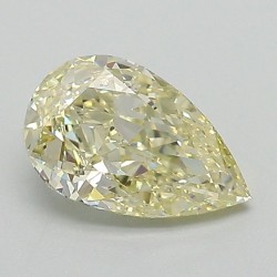 Diament laboratoryjny o barwie fantazyjnej szlif gruszkowy, 1.1ct, VVS2, Fancy Light Yellow, IGI LG648485027