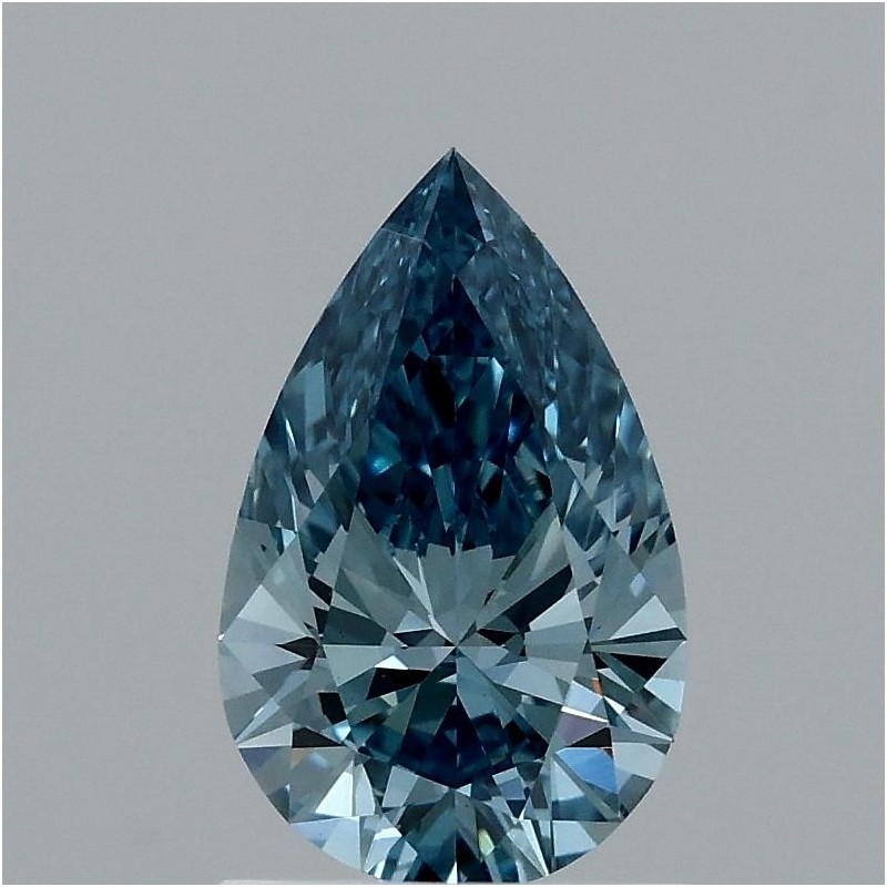 Diament laboratoryjny o barwie fantazyjnej szlif gruszkowy, 1.02ct, VVS2, Fancy Vivid Blue, IGI LG712551502