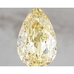 Diament laboratoryjny o barwie fantazyjnej szlif gruszkowy, 1.01ct, VVS2, Fancy Vivid Yellow, IGI LG671493342
