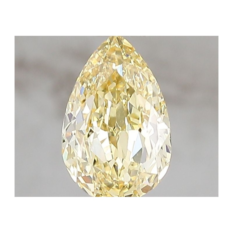 Diament laboratoryjny o barwie fantazyjnej szlif gruszkowy, 1.01ct, VVS2, Fancy Vivid Yellow, IGI LG671493342