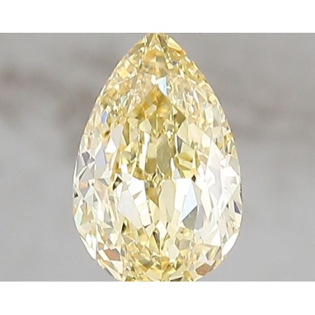 Diament laboratoryjny o barwie fantazyjnej szlif gruszkowy, 1.01ct, VVS2, Fancy Vivid Yellow, IGI LG671493342