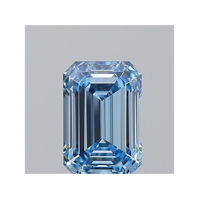 Diament laboratoryjny o barwie fantazyjnej szlif szmaragdowy, 0.53ct, VVS1, Fancy Vivid Blue, IGI LG720555832 Diament laboratoryjny o barwie fantazyjnej szlif szmaragdowy, 0.53ct, VVS1, Fancy Vivid Blue, IGI LG720555832