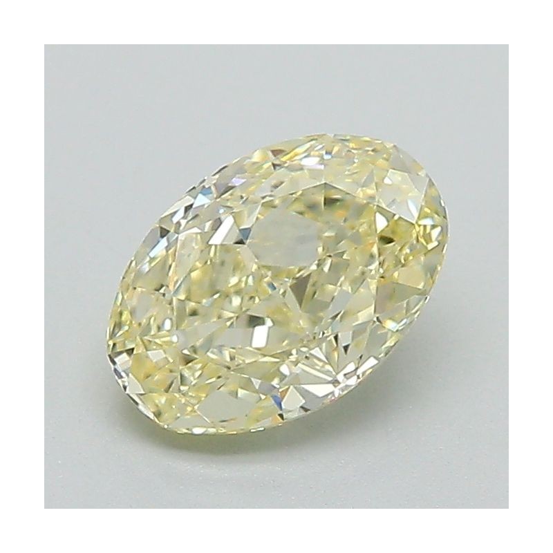 Diament laboratoryjny o barwie fantazyjnej szlif owalny, 1.06ct, VVS2, Fancy Yellow, IGI LG643432446