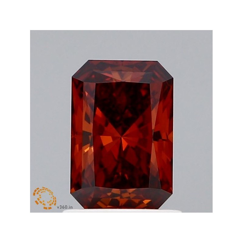 Diament laboratoryjny o barwie fantazyjnej radiant, 1.04ct, VVS2, Fancy Deep Orange, IGI LG627483849