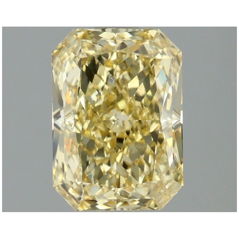 Diament laboratoryjny o barwie fantazyjnej radiant, 2.11ct, VVS2, Fancy Vivid Yellow, IGI LG658479801