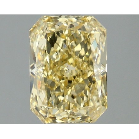 Diament laboratoryjny o barwie fantazyjnej radiant, 2.11ct, VVS2, Fancy Vivid Yellow, IGI LG658479801