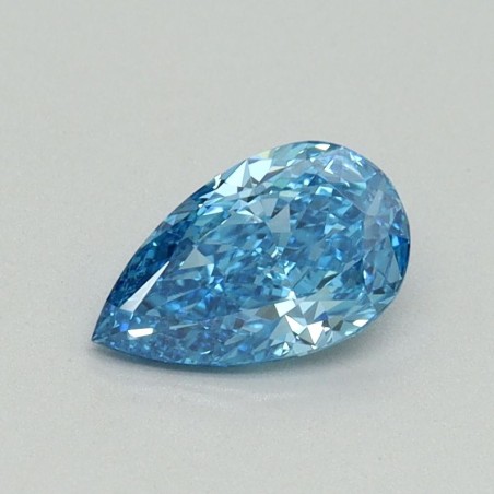 Diament laboratoryjny o barwie fantazyjnej szlif gruszkowy, 0.61ct, VVS2, Fancy Vivid Blue, IGI LG657417932