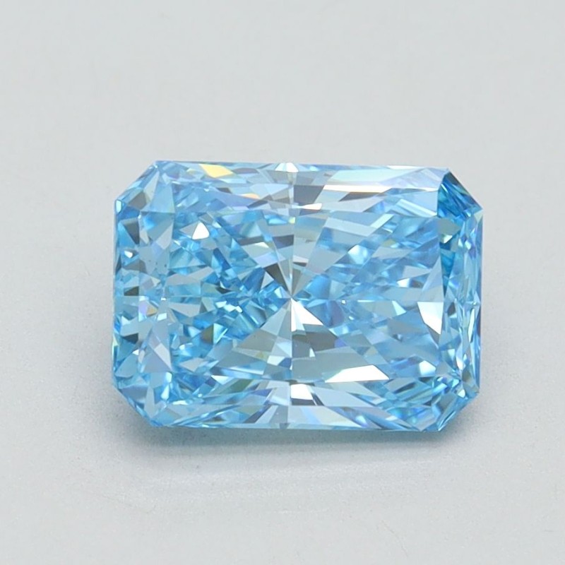 Diament laboratoryjny o barwie fantazyjnej radiant, 1.55ct, VVS2, Fancy Vivid Blue, IGI LG591360377