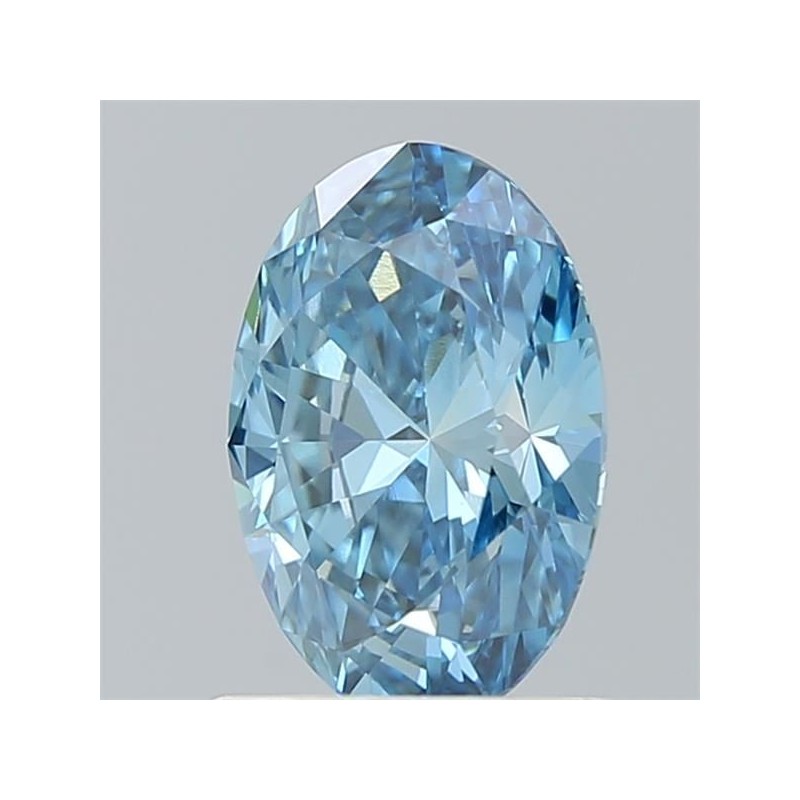 Diament laboratoryjny o barwie fantazyjnej szlif owalny, 1.13ct, VVS2, Fancy Vivid Blue, IGI LG576360678