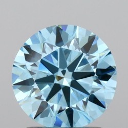 Diament laboratoryjny o barwie fantazyjnej szlif okrągły, 1.6ct, VVS2, Fancy Vivid Blue, IGI LG739581588