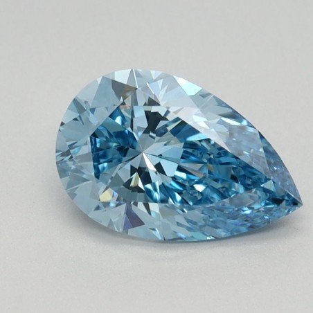 Diament laboratoryjny o barwie fantazyjnej szlif gruszkowy, 1.11ct, VVS2, Fancy Vivid Blue, IGI LG613350738