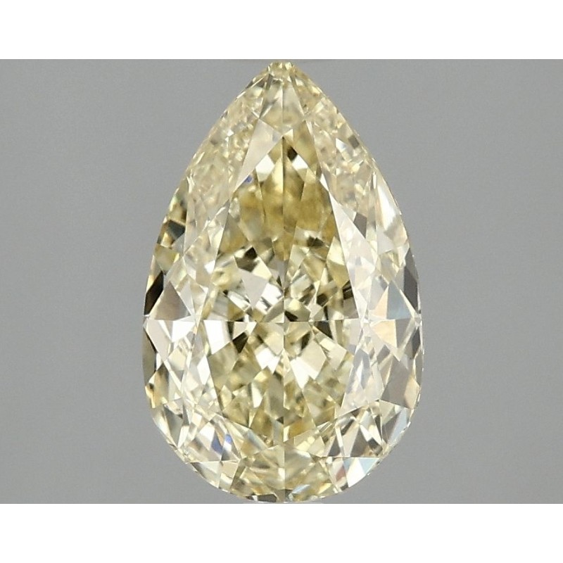Diament laboratoryjny o barwie fantazyjnej szlif gruszkowy, 2.1ct, VVS2, Fancy Vivid Yellow, IGI LG692503850