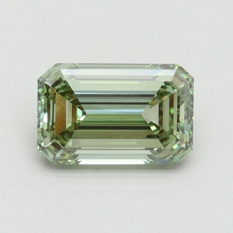 Diament laboratoryjny o barwie fantazyjnej szlif szmaragdowy, 1.34ct, VVS2, Fancy Intense Green, IGI LG611355292 Diament laboratoryjny o barwie fantazyjnej szlif szmaragdowy, 1.34ct, VVS2, Fancy Intense Green, IGI LG611355292