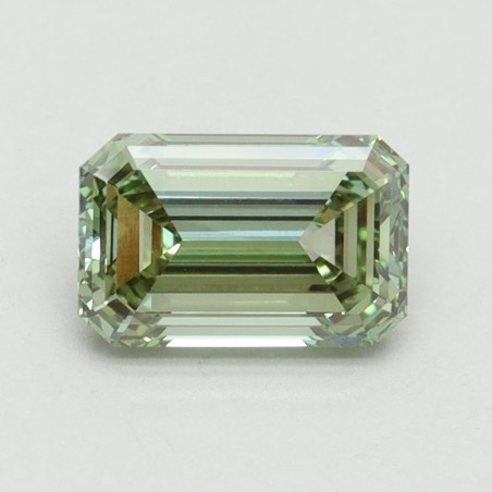 Diament laboratoryjny o barwie fantazyjnej szlif szmaragdowy, 1.34ct, VVS2, Fancy Intense Green, IGI LG611355292