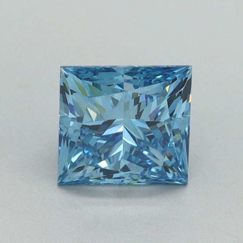 Diament laboratoryjny o barwie fantazyjnej szlif princess, 1.51ct, VVS2, Fancy Vivid Blue, IGI LG644491345 Diament laboratoryjny o barwie fantazyjnej szlif princess, 1.51ct, VVS2, Fancy Vivid Blue, IGI LG644491345