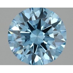 Diament laboratoryjny o barwie fantazyjnej szlif okrągły, 1.74ct, VVS1, Fancy Vivid Blue, IGI LG636412151