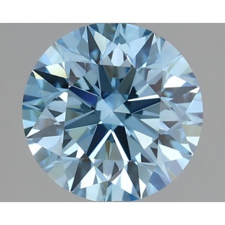 Diament laboratoryjny o barwie fantazyjnej szlif okrągły, 2.5ct, VVS2, Fancy Vivid Blue, IGI LG636412122