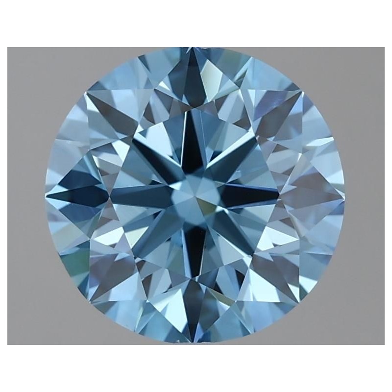 Diament laboratoryjny o barwie fantazyjnej szlif okrągły, 2.14ct, VVS1, Fancy Vivid Blue, IGI LG636412147