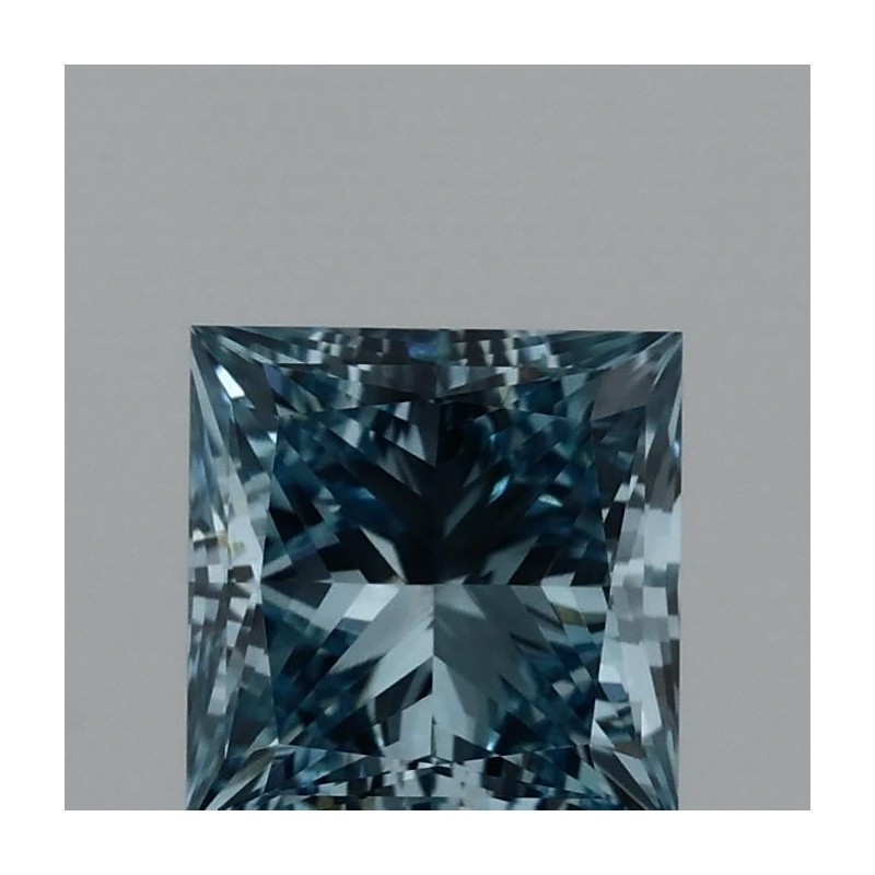 Diament laboratoryjny o barwie fantazyjnej szlif princess, 1ct, VVS2, Fancy Vivid Blue, IGI LG720547993