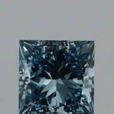 Diament laboratoryjny o barwie fantazyjnej szlif princess, 1ct, VVS2, Fancy Vivid Blue, IGI LG720547993