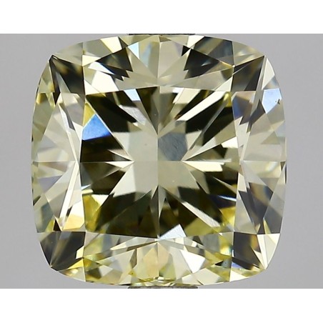 Diament laboratoryjny o barwie fantazyjnej szlif poduszkowy brylantowy, 2.3ct, VVS2, Fancy Yellow, IGI LG625461029